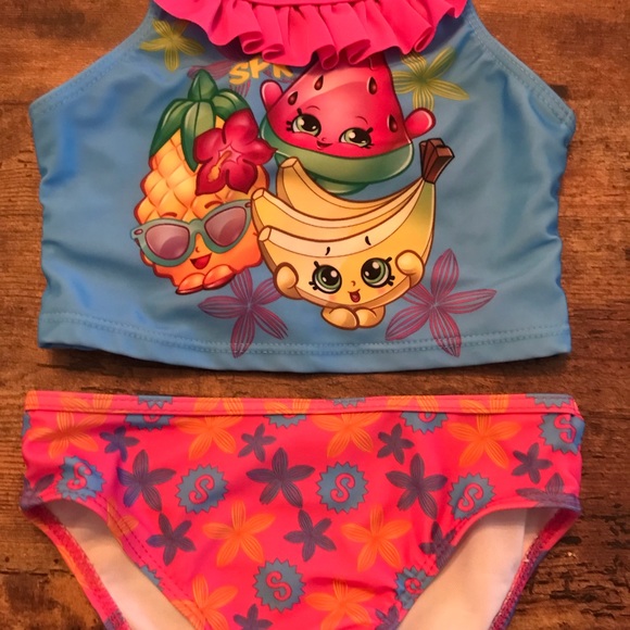 Shopkins two piece swimsuit - Picture 2 of 4